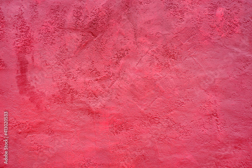 Red paint wall