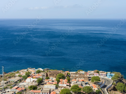 Cidade Velha, historic center of Ribeira Grande, listed as UNESCO World Heritage Site. Santiago Island, Cape Verde.