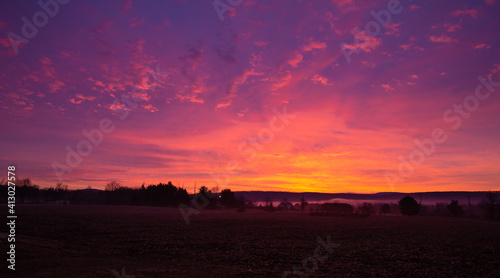 Sunset sky