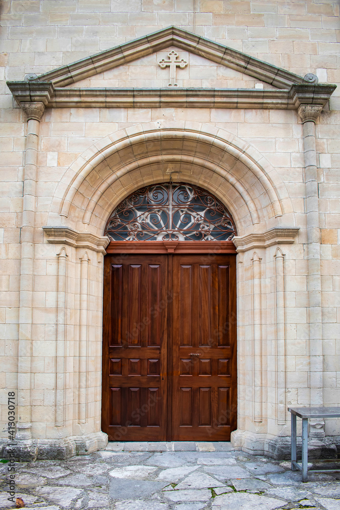 orthodox church wooden door