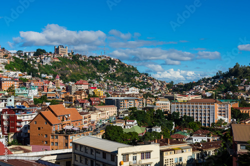 Madagascar, Antananarivo. View of the city. © Danita Delimont
