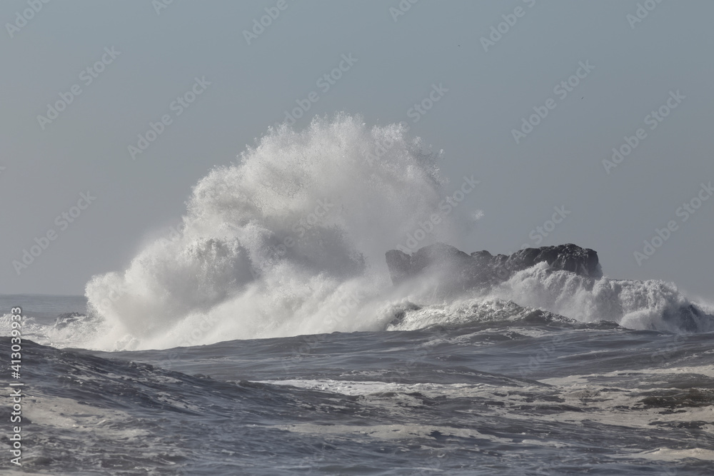 Storm on the coast