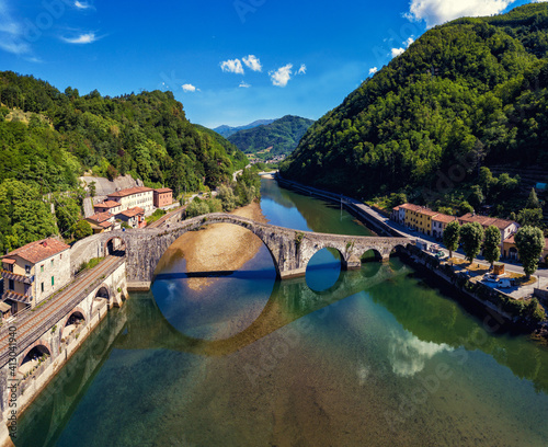 Devil Bridge near to Lucca - Garfagnana - Tuscany Italy