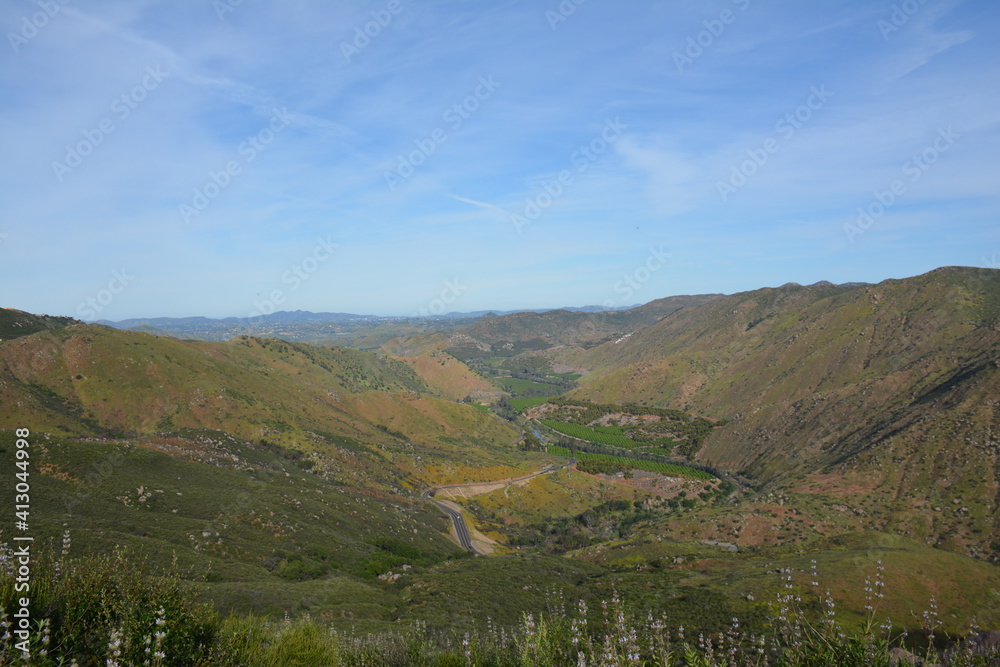 Fototapeta premium Southern California desert landscape