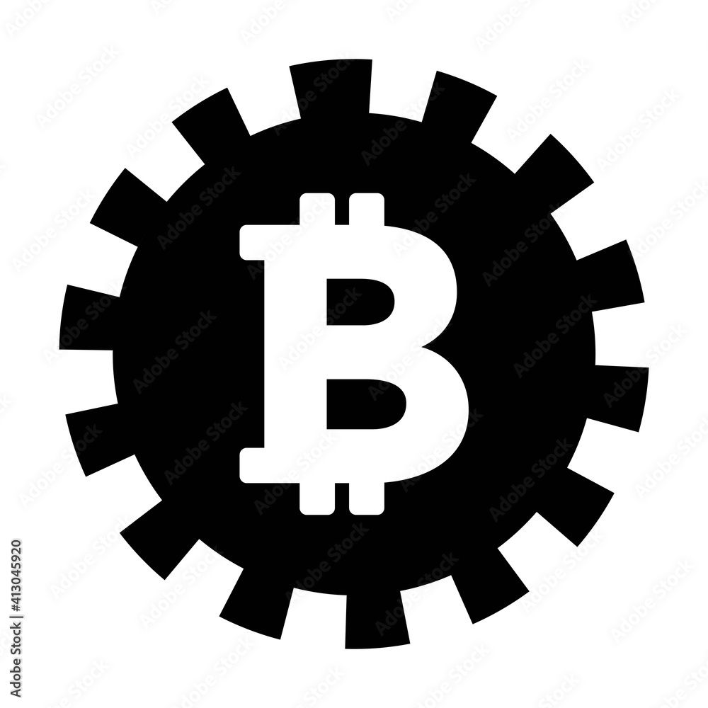 Bitcoin icon vector cryptocurrency symbol for digital asset and wallet in a flat color glyph pictogram illustration Bitcoin icon vector cryptocurrency symbol for digital asset and wallet in a flat color glyph pictogram illustration