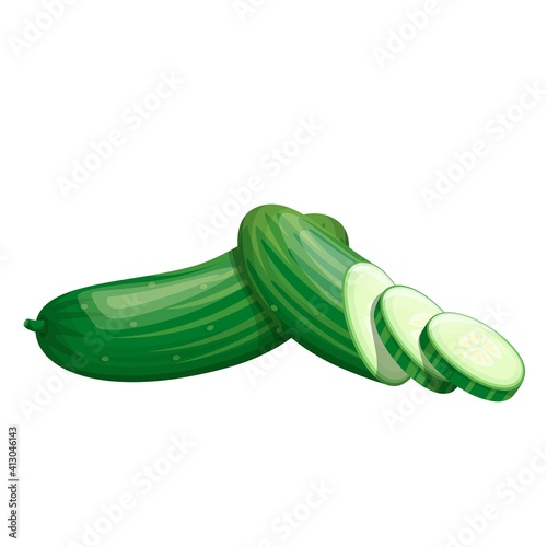 Vector cucumber icon