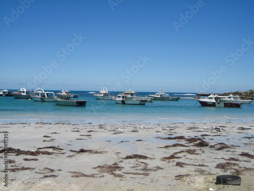 boats on the beach © Michael