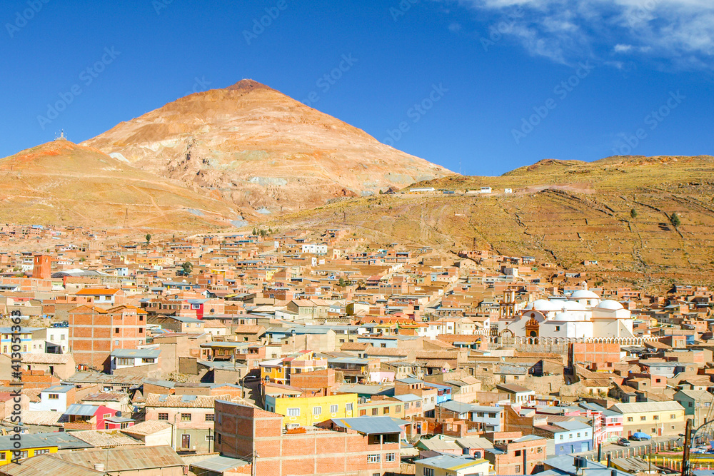 Cerro Rico above Potosi City
