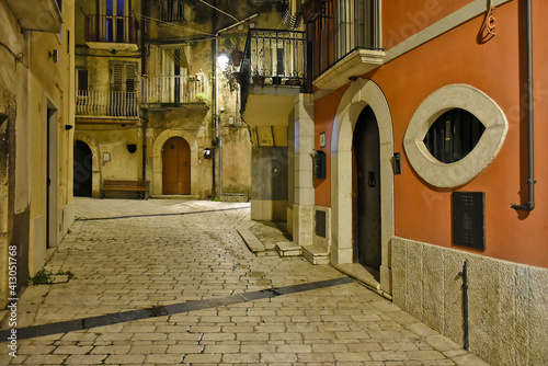 Old houses in Guardia Sanframondi, a medieval village in the province of Salerno, Italy. photo