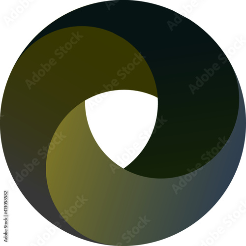 Vector graphic for logo and slogan template