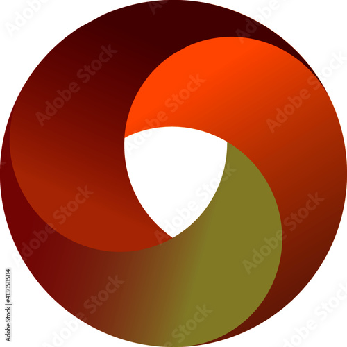 Vector graphic for logo and slogan template
