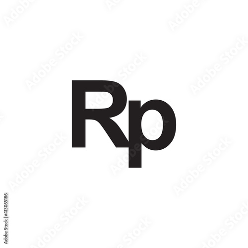 rupiah icon symbol sign vector