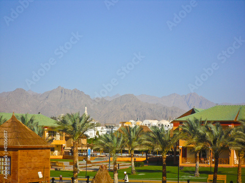 Sharm El Sheikh, Egypt. The view of luxury hotel AQUA BLU Sharm photo