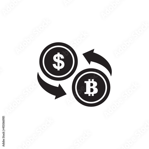 currency exchange icon symbol sign vector