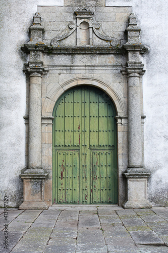 Old wooden door, Cathedral of Miranda do Douro, Portugal © sanchacampos