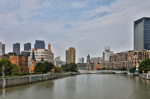 Photography Asia, China, Shanghai, Along the Huangpu River