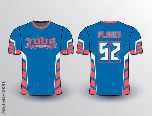 Baseball softball soccer esports all sports team gear unique design uniform templates and mockup