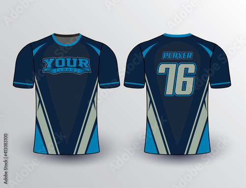 Baseball softball soccer esports all sports team gear unique design uniform templates and mockup
