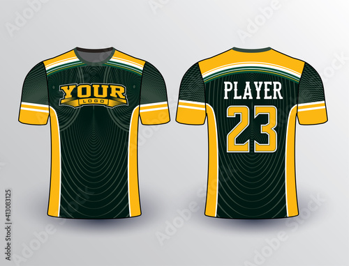 Baseball softball soccer esports all sports team gear unique design uniform templates and mockup