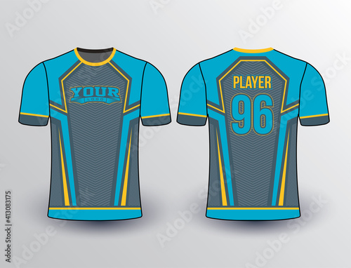 Baseball softball soccer esports all sports team gear unique design uniform templates and mockup