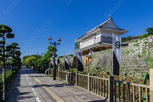 Obraz na płótnie 鶴丸城跡御楼門 鹿児島県鹿児島市