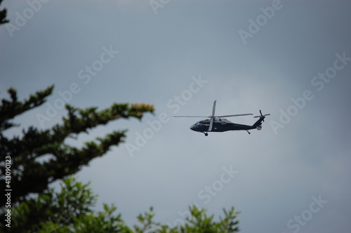 Fototapeta Naklejka Na Ścianę i Meble -  helicopter in the sky