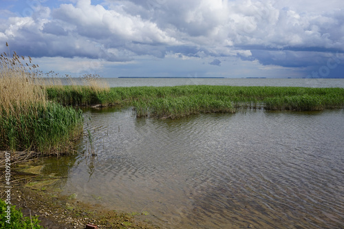 Fotografi The estuary at the Curonian spit in the Kaliningrad region