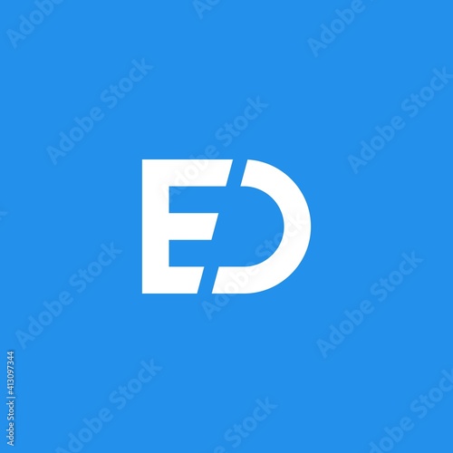 simple design ED letter