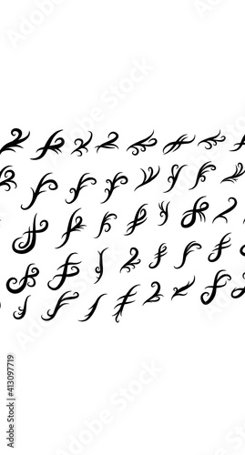 vector swirl elements are suitable for your creative.