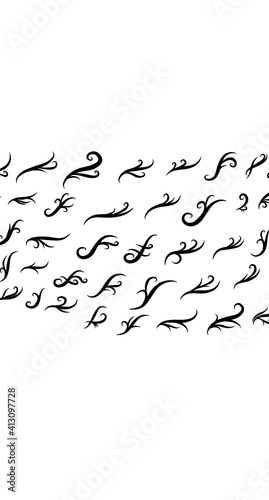 vector swirl elements are suitable for your creative.