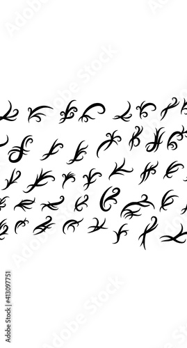vector swirl elements are suitable for your creative.