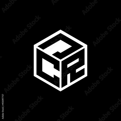 CRJ letter logo design with black background in illustrator, cube logo, vector logo, modern alphabet font overlap style. calligraphy designs for logo, Poster, Invitation, etc.
