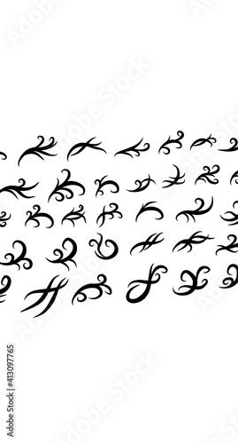 vector swirl elements are suitable for your creative.