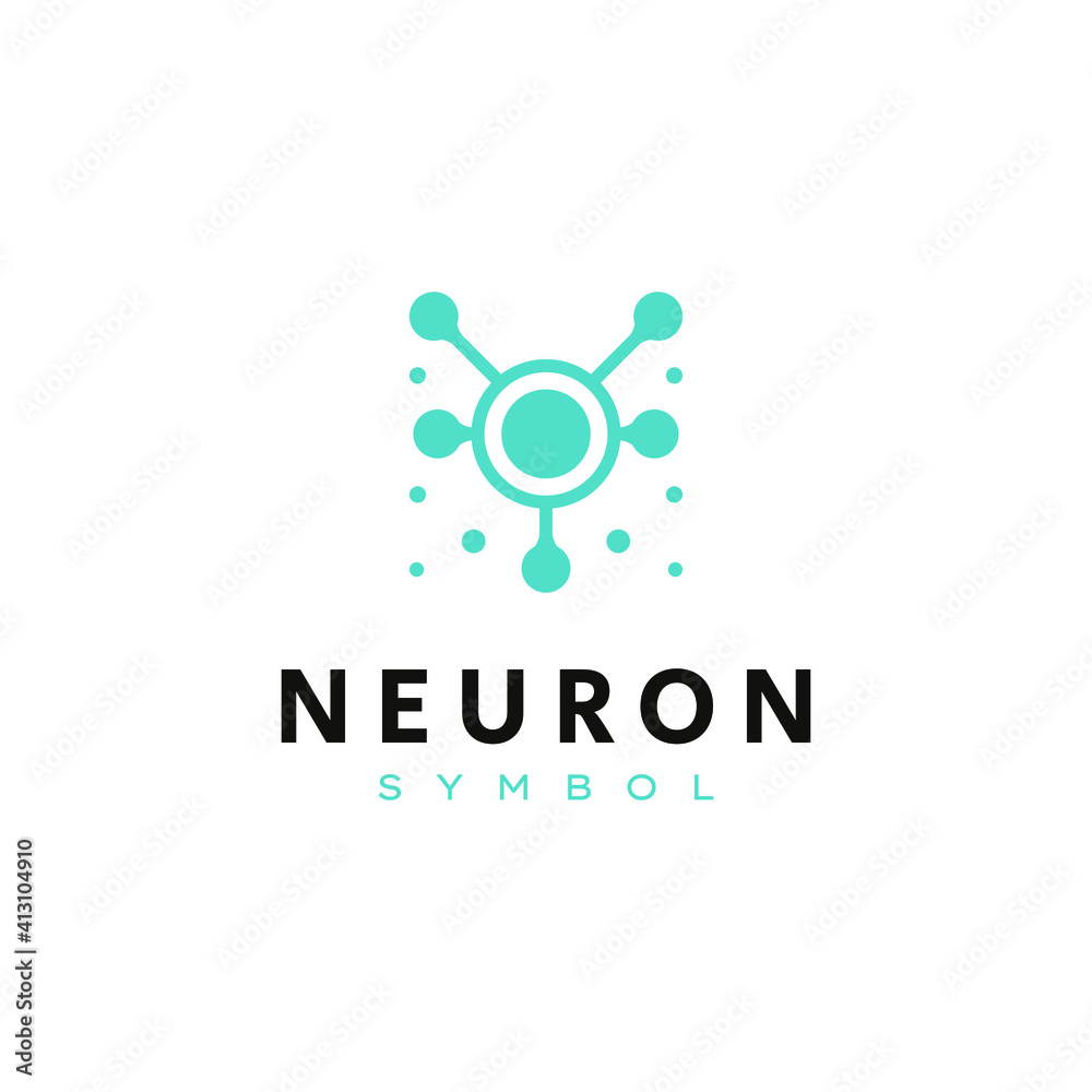 neuron logo vector icon illustration