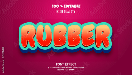 Modern and trendy text effect 