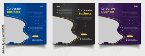 Instagram posts collection for corporate business