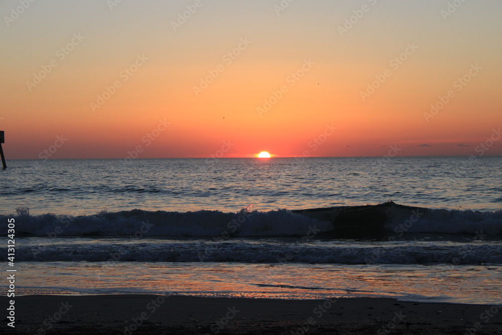 Sunrise at the beach 