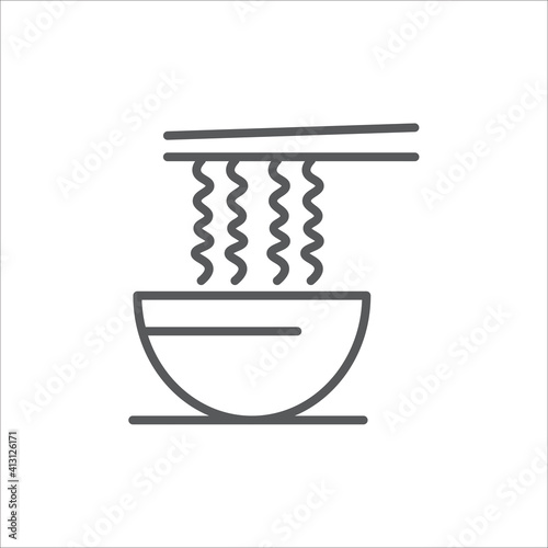 Food court icon outline food court vector icon.