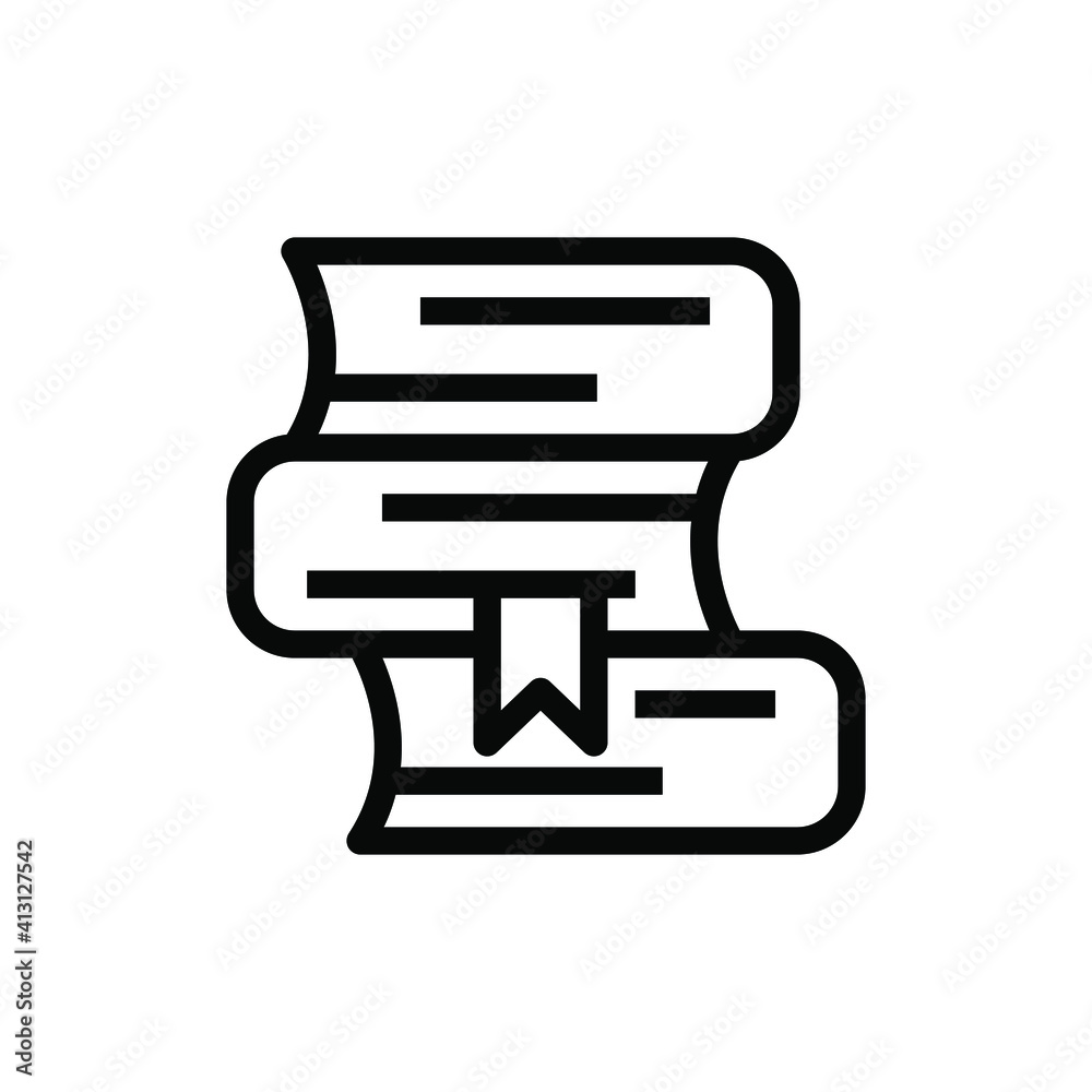 Library books icon vector graphic illustration Library books icon vector graphic illustration