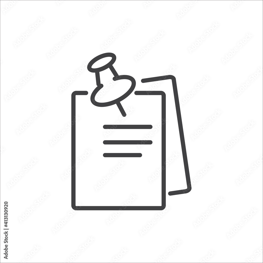 Simple document related vector icons. Simple document related vector icons.
