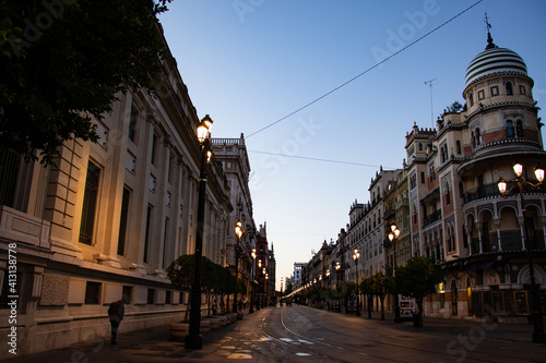 the city center of beautiful Seville