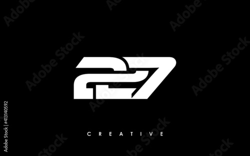 227 Letter Initial Logo Design Template Vector Illustration