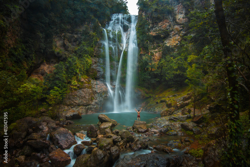 Cunca Rami Waterfall, Labuan Bajo, East Nusa Tenggara, Indonesia. photo