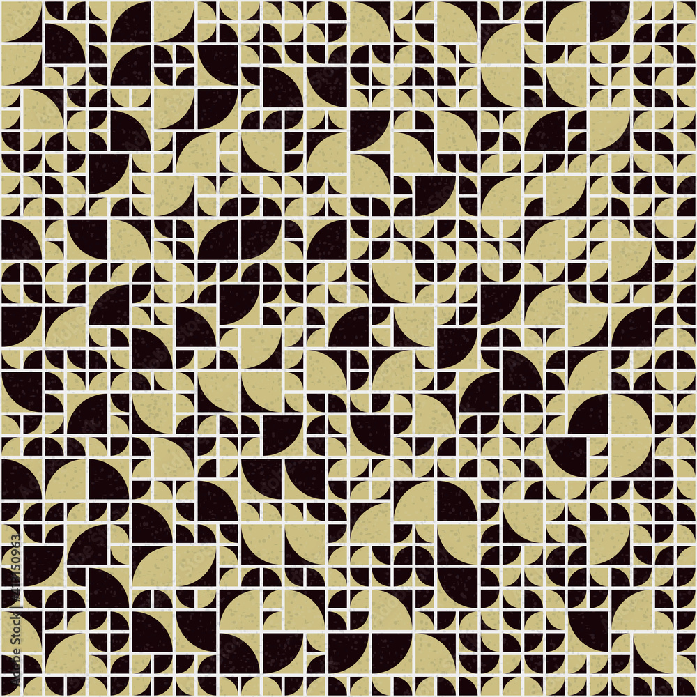 Fototapeta premium Abstract Geometric Pattern generative computational art illustration