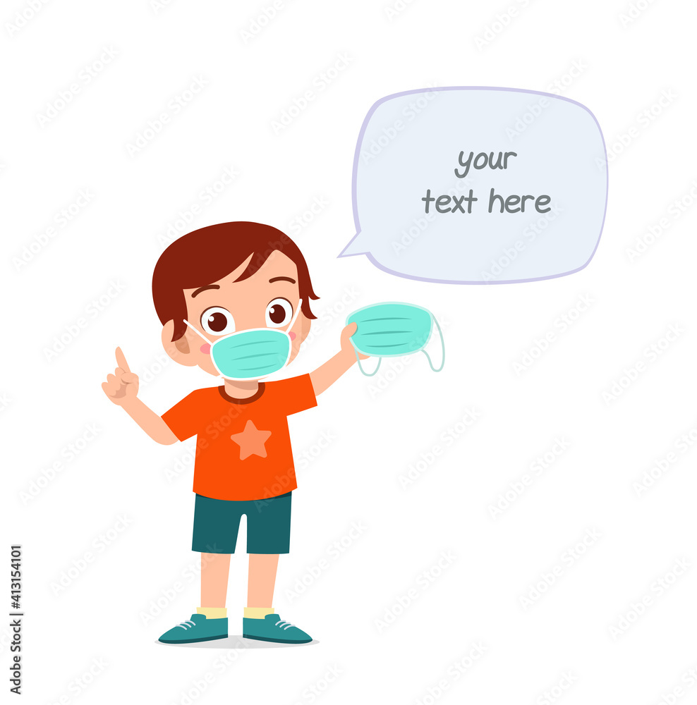 little boy wearing mask and warn about virus little boy wearing mask and warn about virus