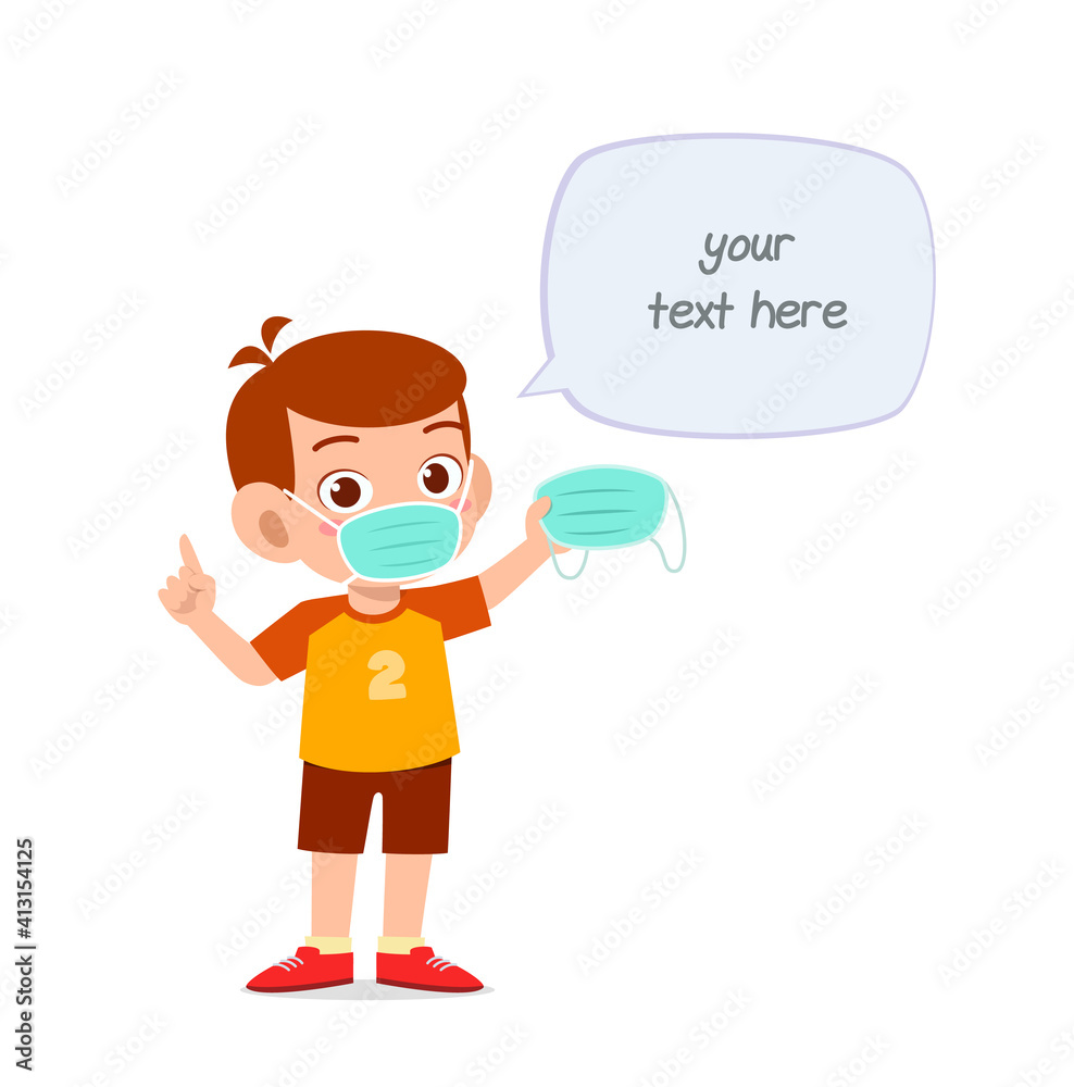 little boy wearing mask and warn about virus little boy wearing mask and warn about virus
