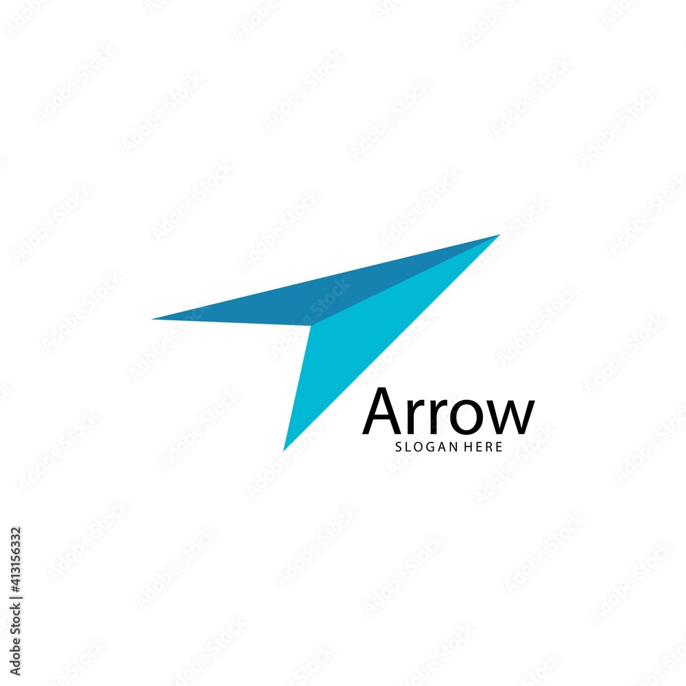 Arrow illustration logo