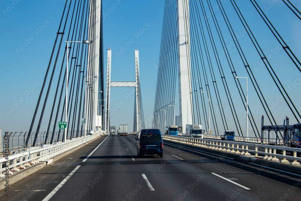 Obraz premium Yokohama bay bridge