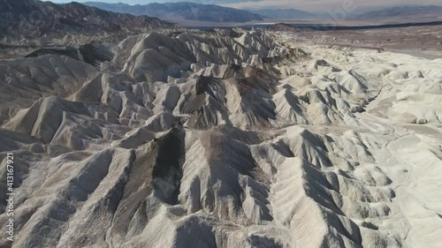 Death Valley, California, USA - Twenty Mule Team Canyon (aerial view)