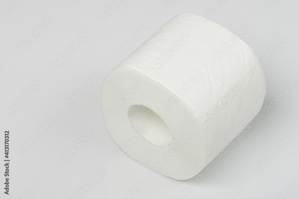 Fototapeta premium One roll of toilet paper